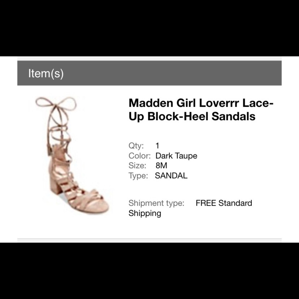 Madden girl block heeled sandals